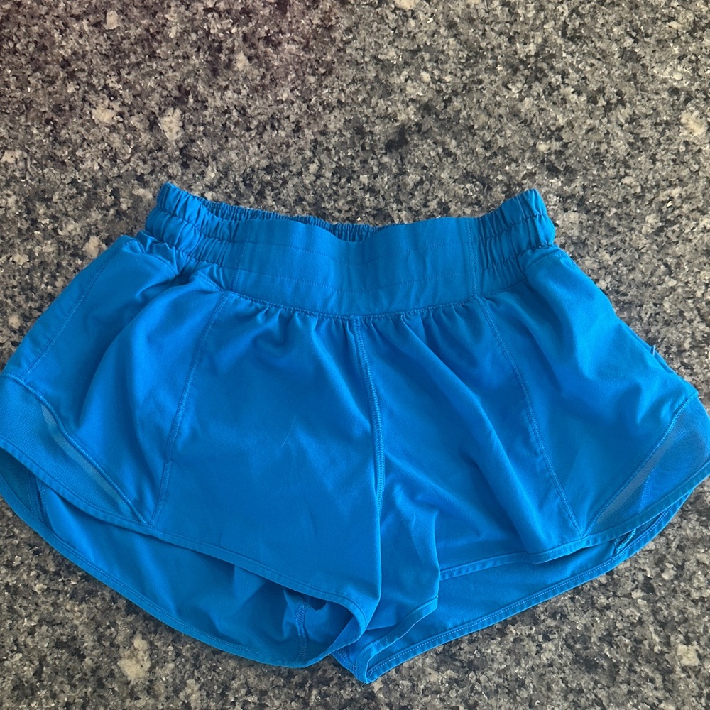 Lululemon Athletica Vibrant Blue Athletic Shorts
